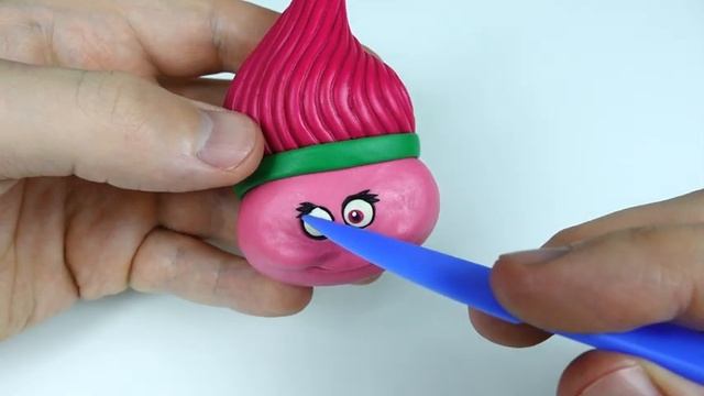How to make Queen Poppy from "Trolls" in clay ? Happy baby. смотреть онлайн