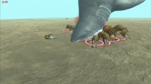 Мегалодон против Тигра | Animal Revolt Battle Simulator