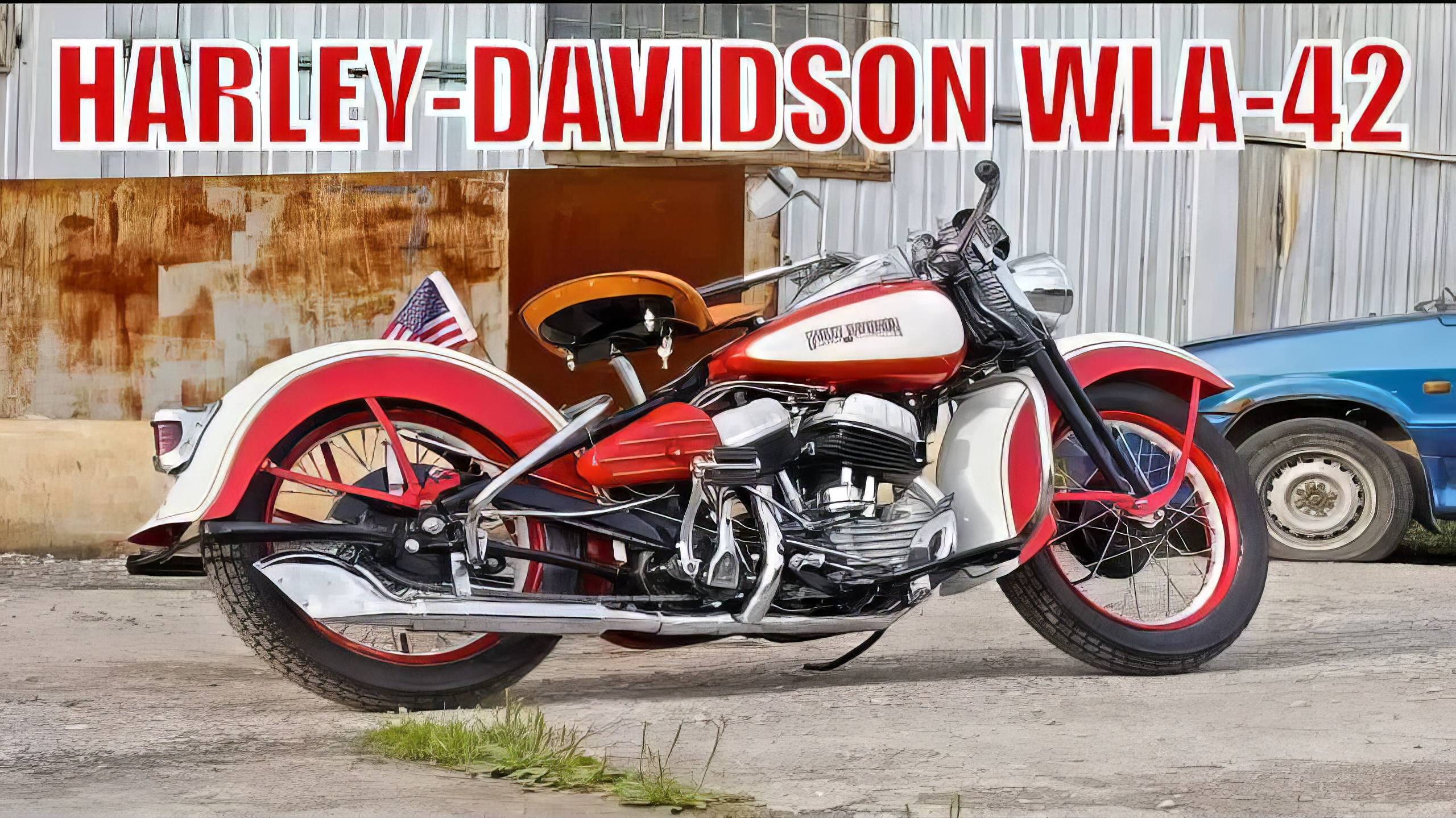 Motorcycle Harley-Davidson WLA-42.