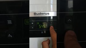Газовый конденсационный котел Buderus GB062-24KD перевод в зимний режим работы.