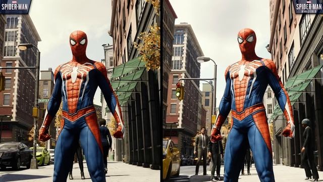 Spider-Man Remastered [PS5] Vs Spider-Man [PS4] | Direct Comparison