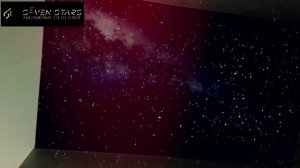 Натяжной потолок звездное небо в частном доме