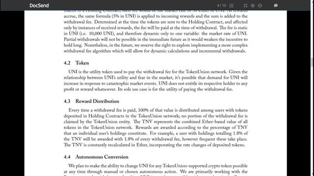 TokenUnion ( Токен UNI, а также особенности процесса вознаграждения ) смотреть онлайн