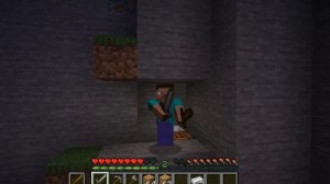 Minecraft survival gameplay. (Java edition) Playing as Steve