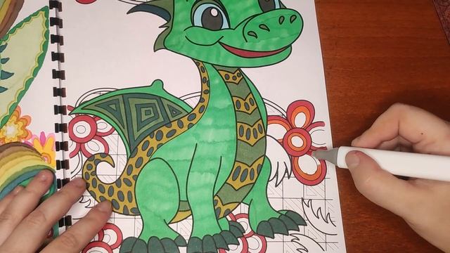 Раскрашиваю Дракончиков 2 смотреть онлайн