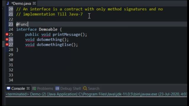 Functional interface in Java 8 смотреть онлайн