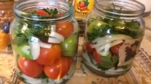 Маринованные черри с луком.Закрываем лето в банки🍅