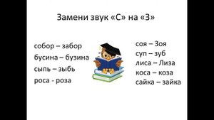Говорим правильно. Дифференциация звуков "З" и "С".