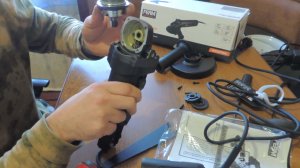 Полная разборка  углошлифмашины FERM AGM1095P