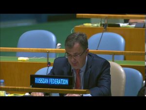 Mr.Kuzmin at the plenary meeting on the situation in the temporarily occupied territories of Ukraine