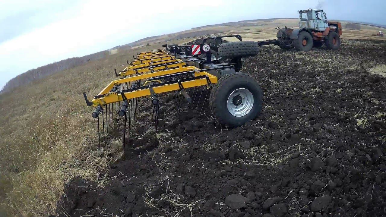 Демо-показ дискатора четырёх рядного, дисковой бороны двух рядной !