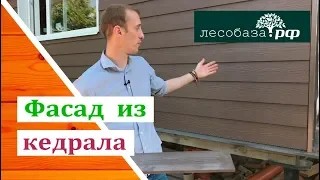 Панели Кедрал на фасаде загородного дома