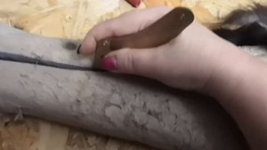 Как раскроить воротник-"опушку" из чернобурки(часть 1)