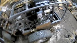 самодельный минитрактор переломка МТ-7 капот