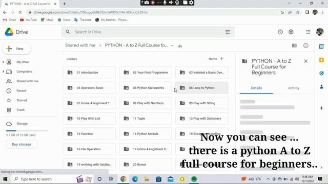 | Free Python A to Z course : For beginners |