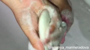 АСМР Японская мочалка