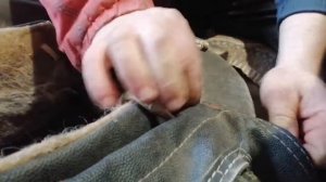 Ремонт 10летнего хомута. Конная база Полуботки