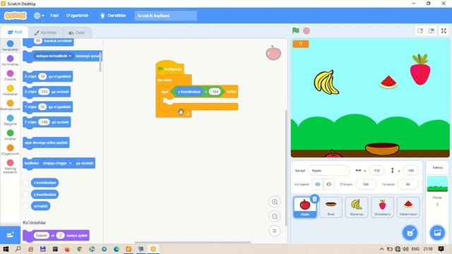 Lesson 07 | Create a Simple Game | Oddiy o'yin yaratish смотреть онлайн