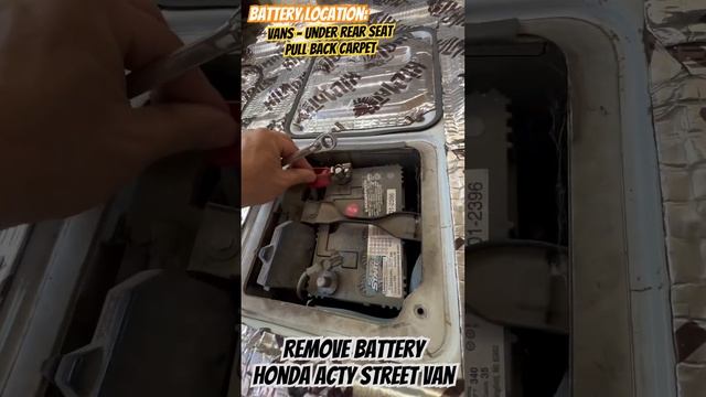 Cant find the battery on your HONDA Acty Street?