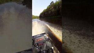 поездка на лодочном моторе болотоходе Лонг чин 30#крым с лодочным мотором Лонг чин 30 с грузом