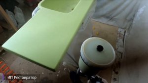 Реставрация раковины акриловой
