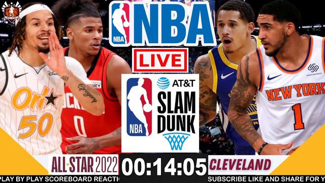 SLAM DUNK CONTEST | NBA All Star Saturday Night 2022 Live Reaction Streaming Today