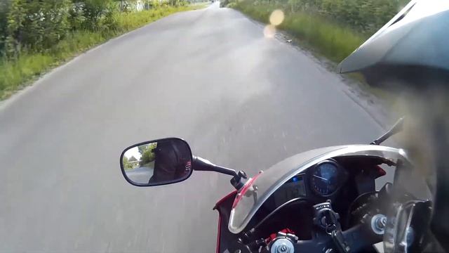 Honda cbr 600 F4i :) (первая покатушка на спортбайке) смотреть онлайн