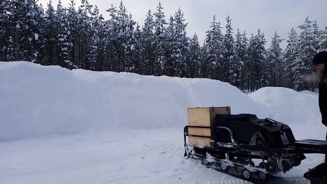 Проверка ходовых качеств мотобуксировщика мужик смотреть онлайн
