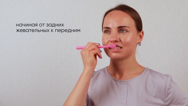Уроки гигиены "Мегаполис Дент" - Урок 1. Как чистить зубы - передняя поверхность, техника Bass.