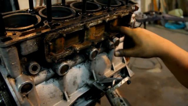 Разборка двигателя Москвич 2141 (412) смотреть онлайн