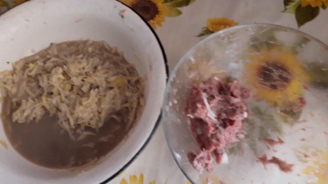 Рецепт мясо-картофельных зраз//Готовим дома//