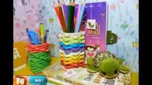 Что можно сделать для украшения дома из трубочек для коктейлей