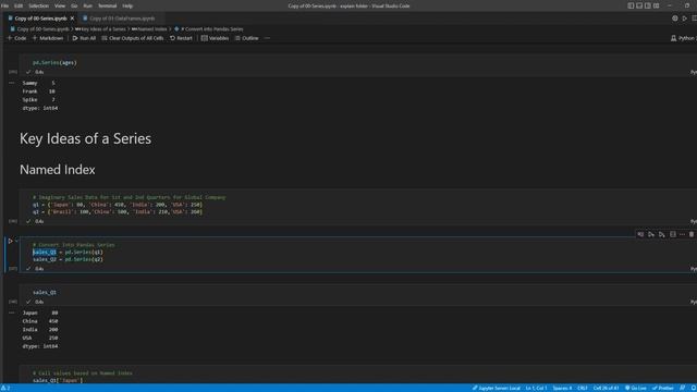 How To Manipulate Series  (Data Frames) in Python using Pandas. Part 1