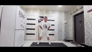 Оздоровительная гимнастика с палкой стоя.