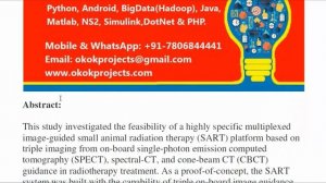 An On Board Spectral CTCBCTSPECT Imaging Configuration for Small Animal Radiation Therapy Platform