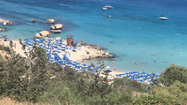 Кипр, Протарас, пляж Коннос Bay) смотреть онлайн