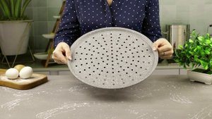 Форма для пиццы мраморная в дырочку