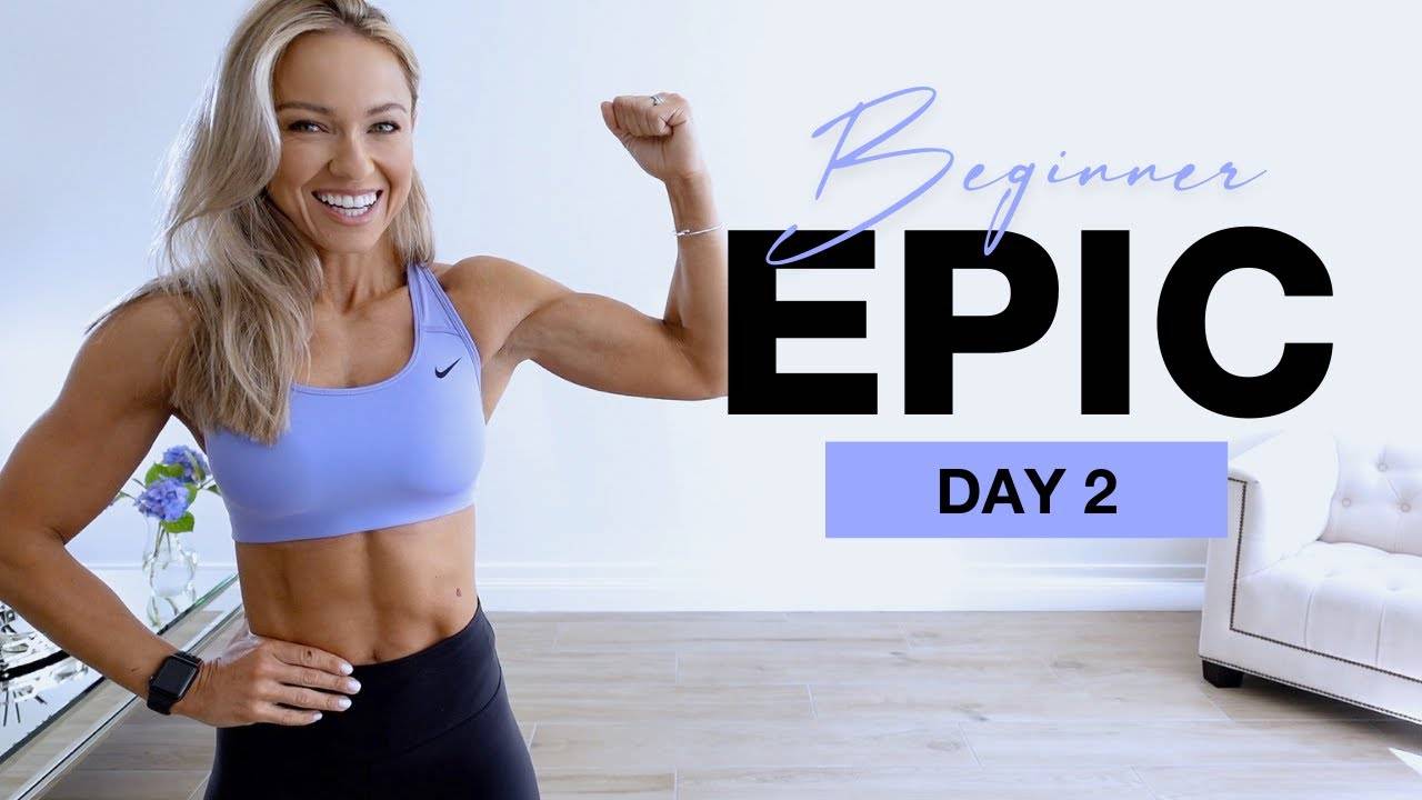 Caroline Girvan - DAY 2 of Beginner EPIC _ No Equipment Upper Body Workout