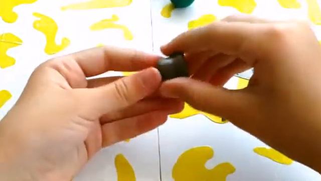 Кактус з полімерної глини урок 13