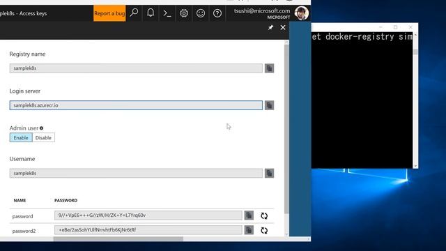 3. Kubernetes Secret management with Azure Container Registry