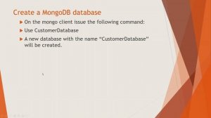 Create a MongoDB Database