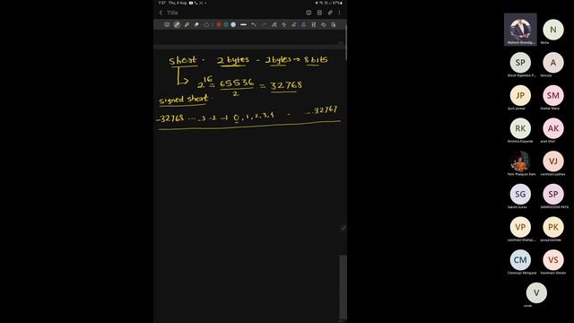 Datatypes in C Part - I смотреть онлайн
