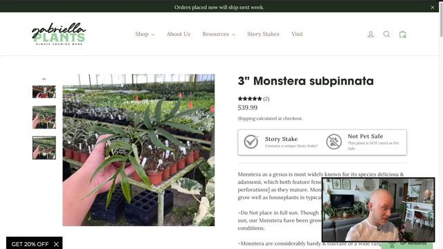 Online Plant Shop With Me! | Gabriella Plants смотреть онлайн