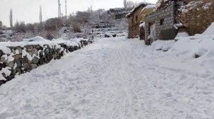 The Nomadic Lifestyle in Kargil during a Heavy Snowfall