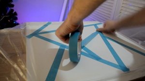 РЕМОНТ КВАРТИР. ГЕОМЕТРИЧЕСКАЯ ПОКРАСКА СТЕН СВОИМИ РУКАМИ. ПОШАГОВАЯ ИНСТРУКЦИЯ. ИНТЕРЕСНОЕ РЕШЕНИ