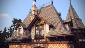 Проект дома в русском стиле