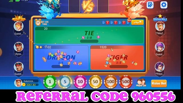 1573 GAME | DRAGON VS TIGER | MAKIKITA LANG PALA YUNG PATTERN SA GAME ?