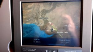 Полет Шри-Ланка - Москва из иллюминатора.