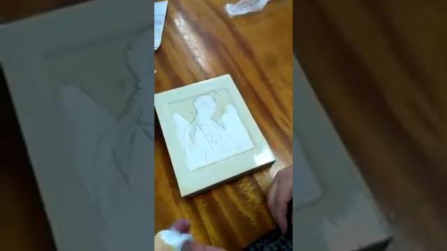 Золочение на лак. Подготовка поверхности. Занятие ведёт Василева Е. И. ч.2
