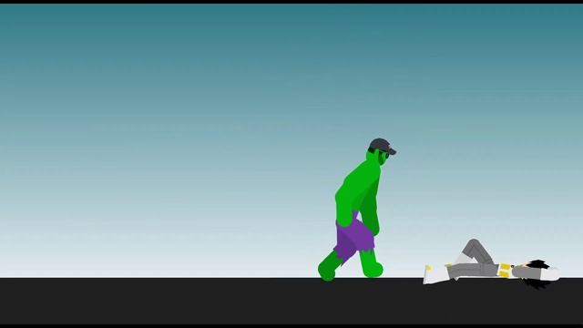 Hulk vs Vegeta animation full Version.. Drawing cartoons 2 Stickman animations.. HULK VS VEGETA? смотреть онлайн
